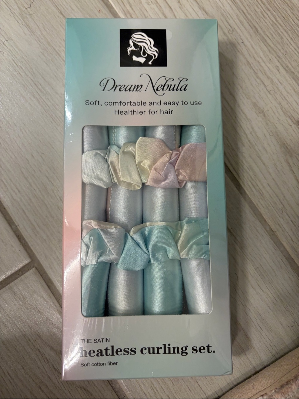Dream Nebula Satin Heatless Curling Set – Pastel Colors – NEW